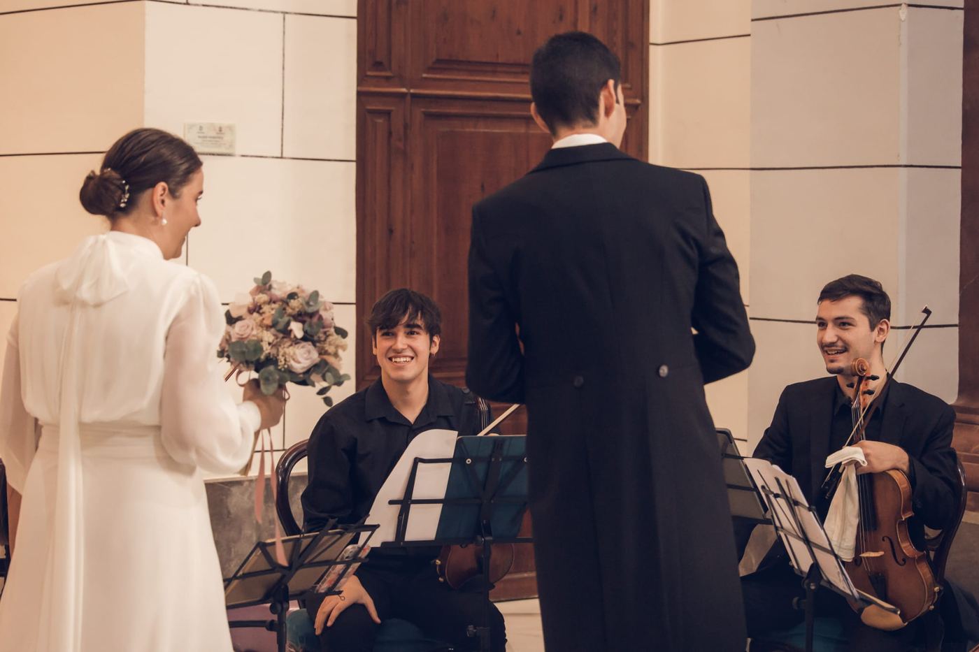 Cuarteto Assai en una boda